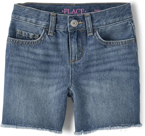 Miniatura 22 de Pantalones cortos midi de mezclilla