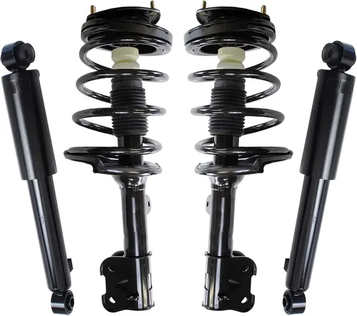 Miniatura 30 de Detroit Axle - Amortiguadores de puntales para Nissan Sentra 2007-2012 [Base S SL SR] Puntales delanteros completos con amortiguadores traseros