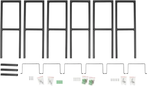 Miniatura 5 de Estante de almacenamiento de medios de 34 pulgadas para montaje en pared, organizador de CD y DVD, estante de metal, estante de almacenamiento