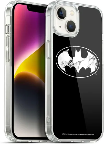 Miniatura 323 de Head Case Designs Funda de gel con licencia oficial de Batman DC Comics Bat Signal Logos [protección de grado militar] compatible con Apple iPhone 7