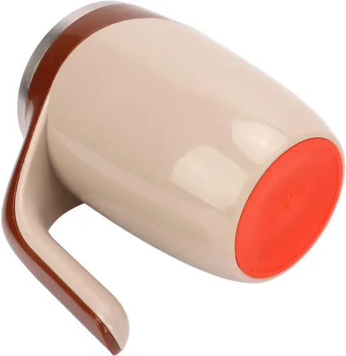 Miniatura 8 de Taza de café con agitación magnética automática de 12.8 fl oz, taza de acero inoxidable para café, té, leche de chocolate caliente, taza de mezcla