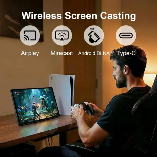 Miniatura 8 de Televisor portátil de 21.5 pulgadas con pantalla táctil, sistema operativo Android 14, 6 GB+128 GB, 1080P Smart Handy TV con cámara integrada de 13