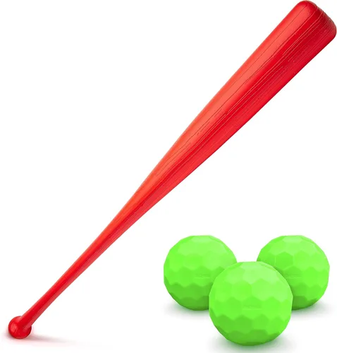 GoSports LotBall Juego de Bate y Pelota de Béisbol para Patio Trasero - Juego de Béisbol de Plástico para Niños