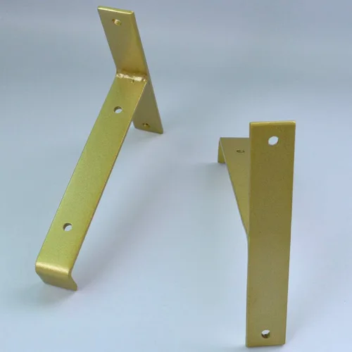 Miniatura 7 de Soportes para estante de esquina de labio montados en la pared, soportes flotantes para estante de cocina, soportes para estante en ángulo recto