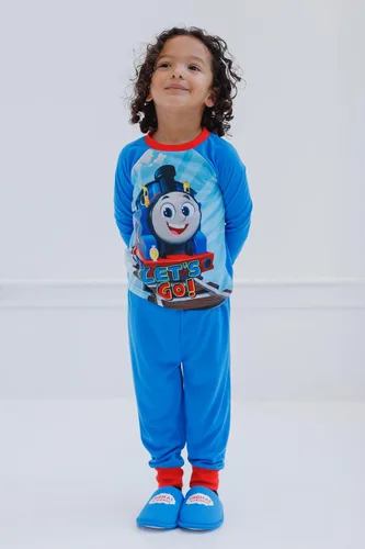 Miniatura 2 de Thomas & Friends Conjunto de pijama de 3 piezas para niños pequeños a niños pequeños
