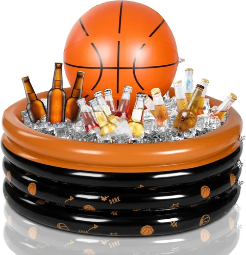 Miniatura 13 de Bencailor - Barra de servir inflable de PVC para bebidas de fútbol, juego de lanzamiento, decoración de fiesta, rugby, baloncesto, béisbol