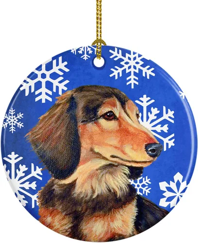 Miniatura 15 de Caroline's Treasures Cavalier Spaniel - Adorno de cerámica para colgar en el árbol de Navidad, para el hogar, Navidad, fiestas, regalo, 3 pulgadas
