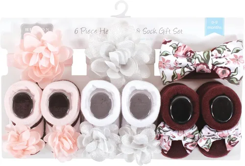 Miniatura 2 de Hudson Baby Conjunto de regalo de diadema y calcetines para niña