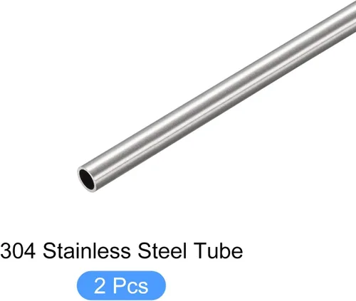 Miniatura 5 de METALLIXITY Tubo de acero inoxidable 304 (0.236 in de diámetro x 0.024 in de pared T x 11.811 in de largo), 2 piezas, tubo recto - para muebles