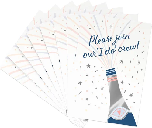 Miniatura 8 de American Greetings Invitaciones de boda en blanco, (8 unidades)
