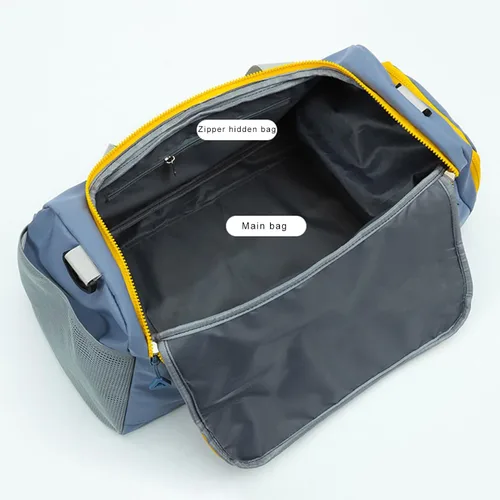 Miniatura 3 de Bolsa de gimnasio pequeña con compartimento para zapatos, bolsas de entrenamiento para gimnasio, hombres y mujeres, bolsa de gimnasio pequeña