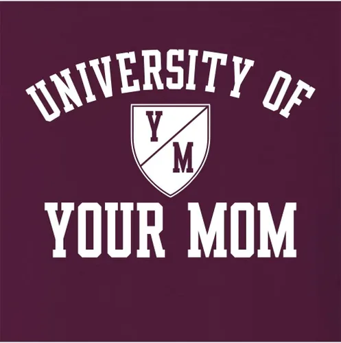 Miniatura 31 de Go All Out University of Your Mom - Sudadera con cuello redondo para hombre