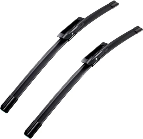 Miniatura 18 de Juego de 3 limpiaparabrisas de 24 + 17 pulgadas con limpiaparabrisas trasero de 12 pulgadas de repuesto para Toyota Rav4 2006-2012, calidad original