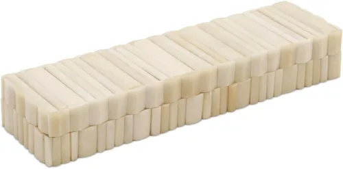 Miniatura 13 de Handicrafts Home Caja de almacenamiento decorativa con tapa – 10 x 4.5 x 2.5 pulgadas Organizador de decoración moderna para el hogar, caja