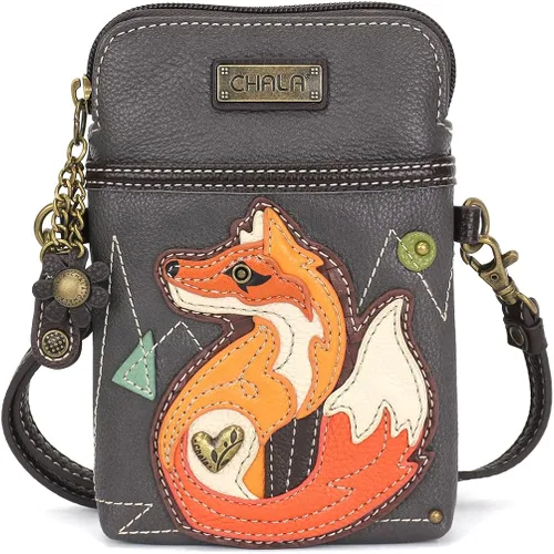 Chala Bolso cruzado para teléfono celular bolso de lona y piel sintética multicolor con correa ajustable para mujer Varios colores