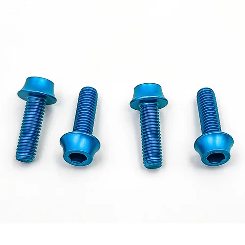 Miniatura 8 de ONIPAX Pernos de jaula de aluminio para botella de agua M5 x 0.630 in Paquete de 4 piezas (negro)
