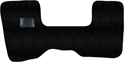 Tapete delantero para piso delantero, color negro, compatible con Dodge Dakota Club Cab 2004 2003 2002 2001 2000 1999 1998 1997 (incluye almohadilla