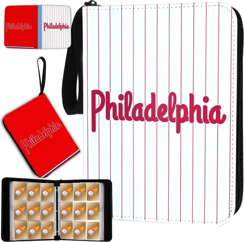 Miniatura 18 de Carpeta de tarjetas de béisbol con mangas, 900 bolsillos, color blanco, Nueva York, 3 anillos, para tarjetas coleccionables, regalo NY-Blanco