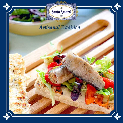 Miniatura 7 de Santo Amaro - Auténticas sardinas europeas en aceite de oliva y piri piri rojo, pimienta, sardinas enlatadas a mano en aceite de oliva picante