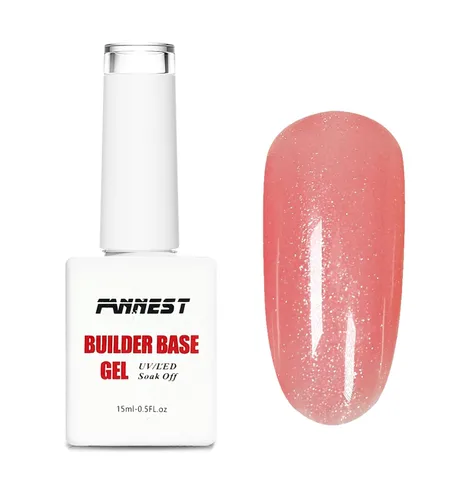 Miniatura 23 de Kit de Gel Constructor Gel Base de Goma Esmalte de Uñas, 15ml*2pcs (0.51 fl oz x 2 piezas) Para Engrosamiento de Uñas, Extensión de Fortalecimiento