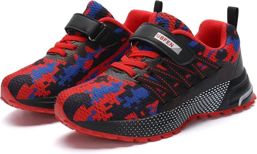Miniatura 5 de KUBUA - Zapatos deportivos para niños y niñas, tenis para correr, ligeros, transpirables, deportivos y atléticos
