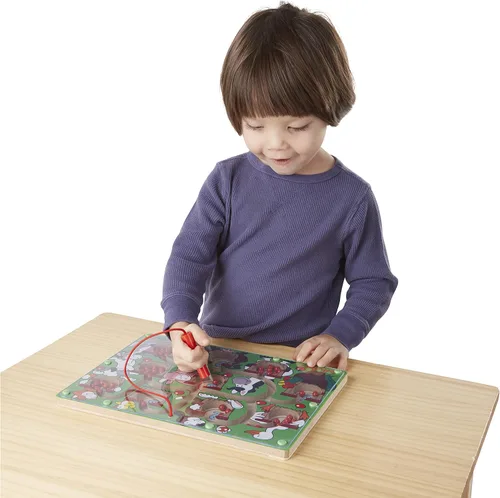 Miniatura 3 de Laberinto con varita magnética Melissa & Doug. Actividad con rompecabezas de madera