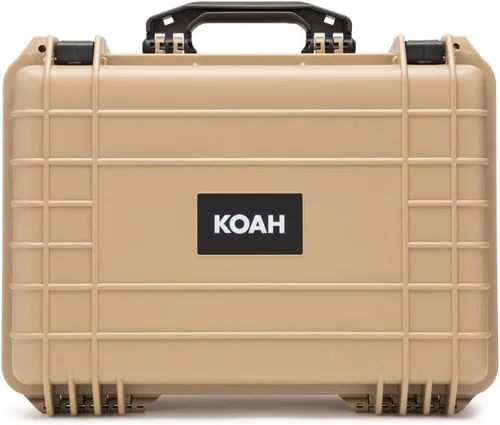 Miniatura 2 de Koah Funda rígida resistente a la intemperie con espuma personalizable, resistente a los impactos, ideal para cámaras, drones, dispositivos