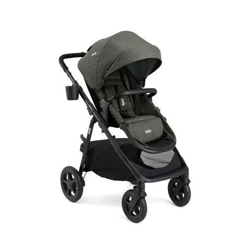 Joie Ginger 4 en 1 convertible Pramette y cochecito, asiento ajustable en altura, suspensión en todas las ruedas, almacenamiento extra – para recién