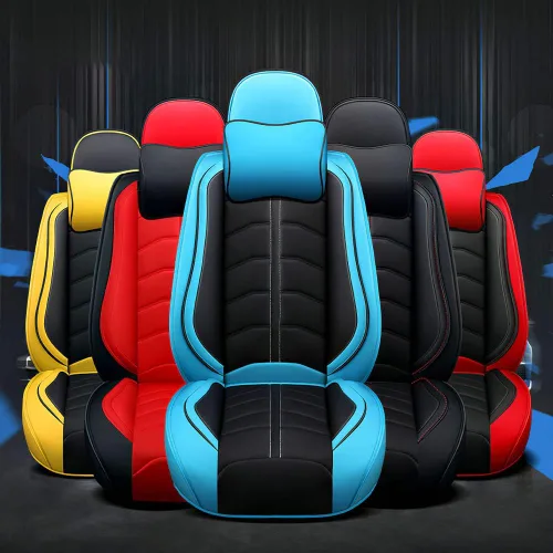 Miniatura 2 de Funda de asiento de automóvil para Mini Cooper 2002-2012, duradera, resistente al desgaste, impermeable, transpirable, sin olor, accesorios para Rojo