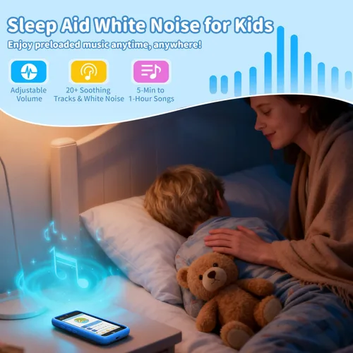 Miniatura 5 de MOMILLA Teléfono inteligente de juguetes para niños, pantalla táctil de 3.97 pulgadas, 16 GB, cámaras duales con más de 45 calcomanías, más de 210