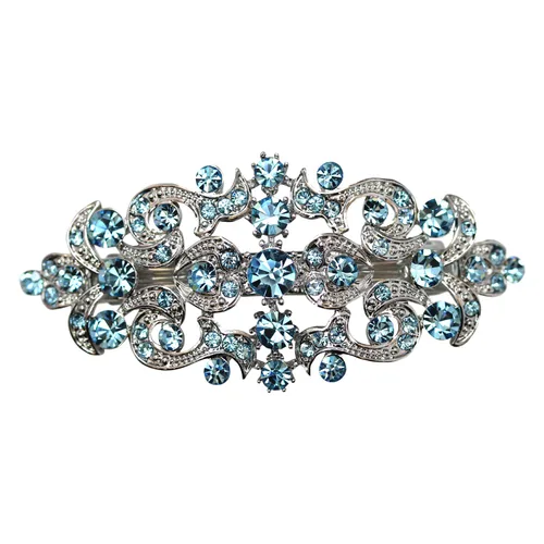 Miniatura 9 de Faship Precioso pasador floral de cristal AB Rhinestone