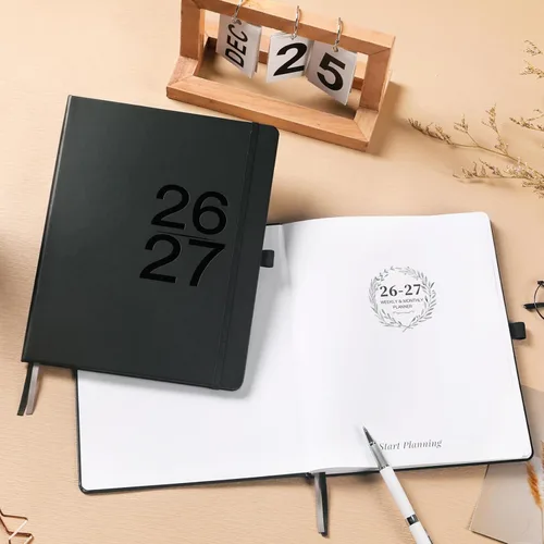 Miniatura 7 de Agenda 2026 - Agenda semanal y mensual 2026, 20.3 x 25.4 cm, de enero a diciembre de 2026, agenda/calendario 2026 con página de notas semanales