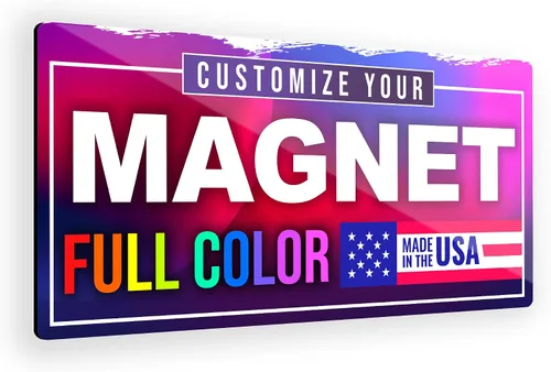 Miniatura 2 de Letreros magnéticos personalizados de 12 x 24 pulgadas a todo color para negocios y publicidad, imanes de vinilo personalizados de 30 mil