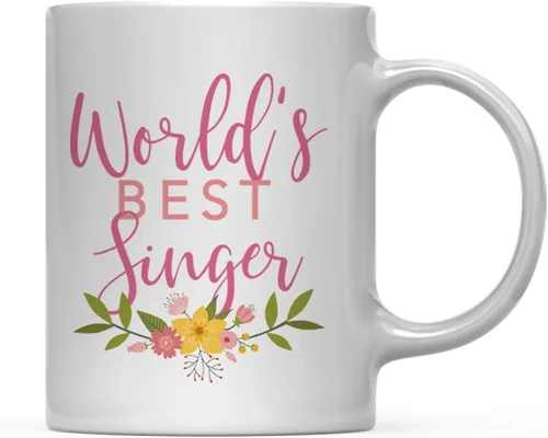 Miniatura 36 de Andaz Press Taza de café de 11 oz, regalo de broma de la mejor abbuela del mundo, diseño floral, paquete de 1