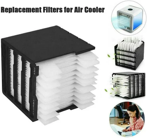 Miniatura 5 de Mini reemplazo del filtro del refrigerador de aire, filtros de reemplazo de aire para el enfriador Arctics, papel de filtro de repuesto duradero