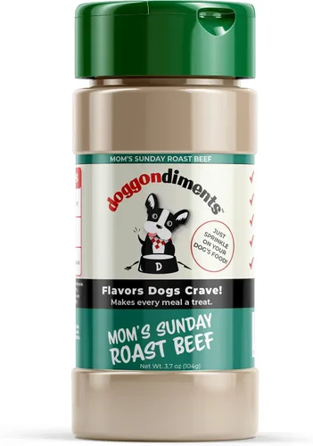 Miniatura 7 de Mom's Sunday Roast Beef Dog Food Topper, divertidos sabores de comida para personas, fabricado en Estados Unidos