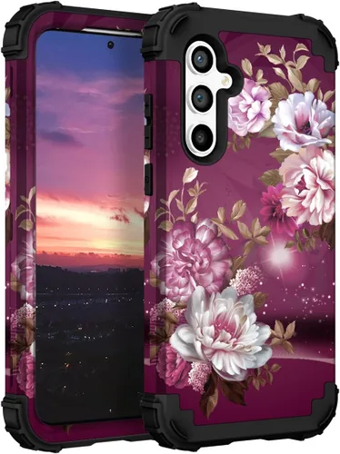 Miniatura 38 de Hocase Funda para Galaxy S20 FE 5G, Protección resistente a prueba de golpes, goma de silicona suave + parachoques de plástico duro, funda