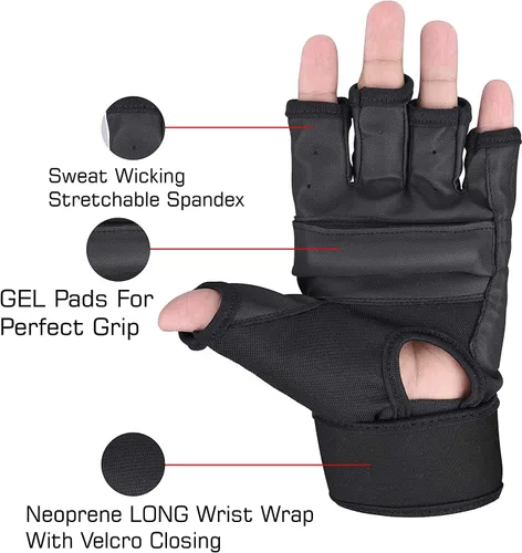 Miniatura 3 de SAWANS Punch Bag Boxing Gloves Karate Mitts MMA Body Combat Taekwondo Training Martial Art Fighting Grappling Muay Thai