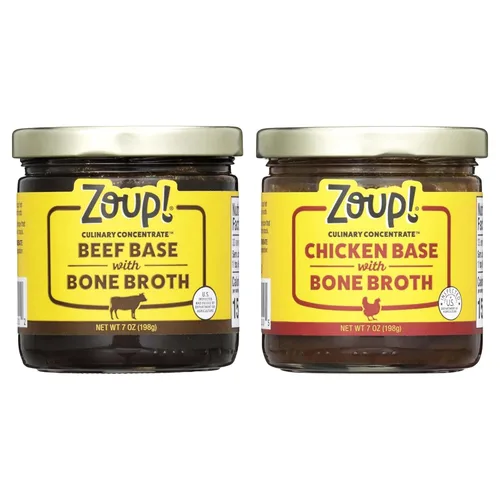 Miniatura 13 de Zoup! Bueno, realmente bueno concentrado culinario de caldo de hueso de res, paquete de 6, 7 onzas cada uno