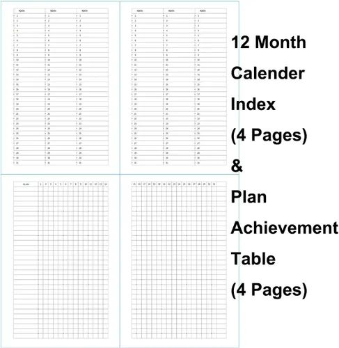 Miniatura 7 de Guissi Cuaderno clásico de cuadrícula de puntos, tapa dura A5, papel grueso sin ácidos de 3.53 oz/m², con bolsillo interior fino, piel sintética