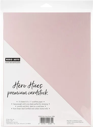 Miniatura 4 de Hero Arts Papel PS301, Hero Hues Premium Cardstock Azalea Hero Hues Premium Cartulina Azalea