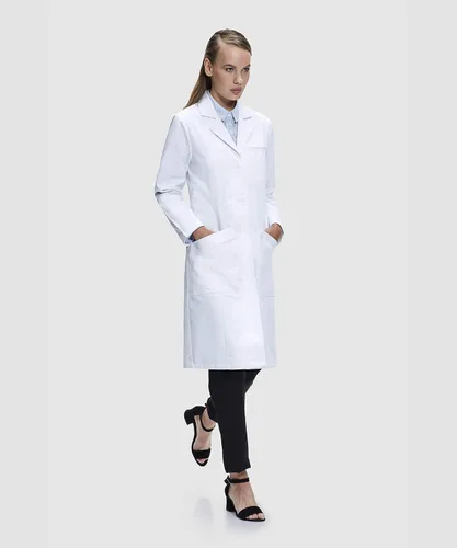 Miniatura 4 de Dr. James Premium Lab Coat for Women, Multiple Pockets, Classic Fit, Concealed Snap Closing, 37" Length