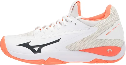 Miniatura 8 de Mizuno Zapatillas de tenis Wave Impulse All Court para mujer Coral blanco-ardiente
