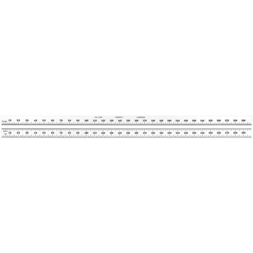 Miniatura 30 de Starrett Regla de acero totalmente flexible con acabado cromado satinado, lectura rápida y graduación en pulgadas, graduación 3R, 6 pulgadas