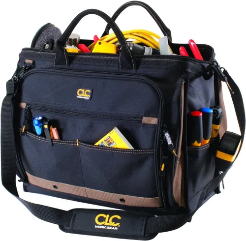 Miniatura 5 de Bolsa de herramientas multicompartimento con 50 bolsillos de artesanía en piel personalizable 1539
