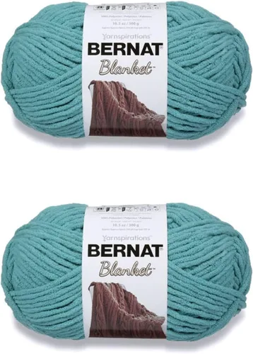 Miniatura 91 de Bernat - Estambre para mantas súper esponjoso acrílico, 2 paquetes de 300g/10.5 onzas, #6, chenilla gruesa de peso pesado para tejer y crochet