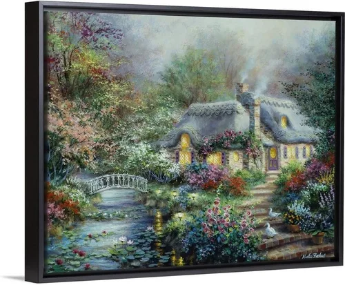 CANVAS ON DEMAND Nicky Boehme - Lienzo decorativo para pared, diseño contemporáneo, decoración del hogar, paisaje, obra de arte natural, 14 x 11