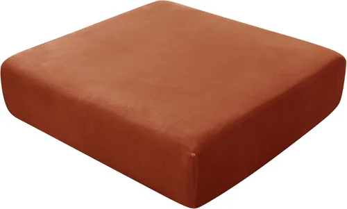 Miniatura 15 de CONRUSER Funda de cojín elástica de terciopelo suave, funda de cojín de felpa de terciopelo suave, funda de sofá, protector de muebles con parte