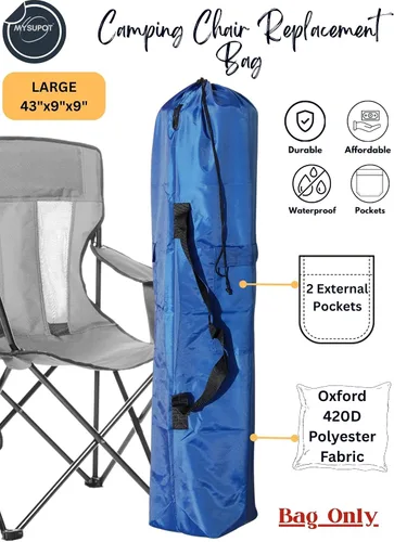 Miniatura 2 de Bolsa de repuesto para silla de camping plegable, silla de campamento portátil, hamaca, esterilla de yoga, paraguas, tiendas de campaña, trípodes