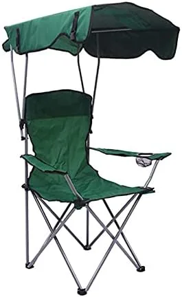 Miniatura 12 de Portable Outdoor Folding Chair with Canopy - Lightweight Beach, Camping & Fishing Chair - UV Protection, Sunshade, Easy to Carry - Royal Blue
